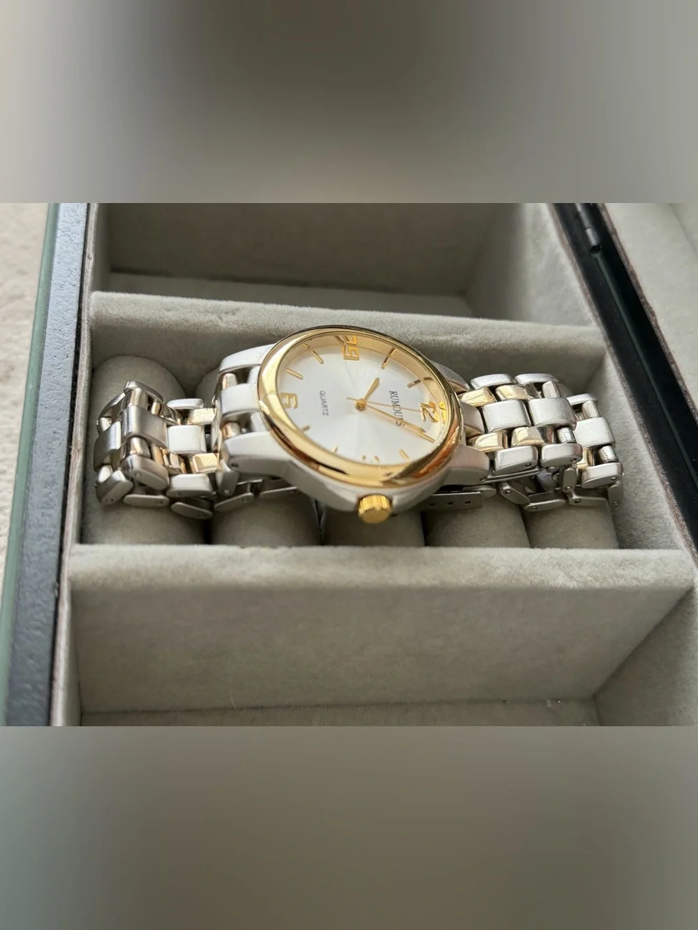 Rumours Two-Tone Silver & Gold Bracelet Watch